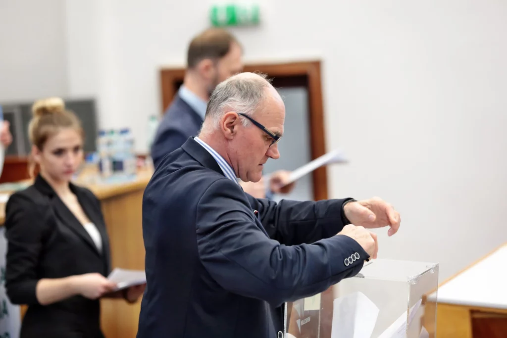 Fot. Andrzej Nowak - Dr hab. Tadeusz Stefaniak, prof. AWF Rektorem Akademii Wychowania Fizycznego we Wrocławiu na kadencję 2024-2028