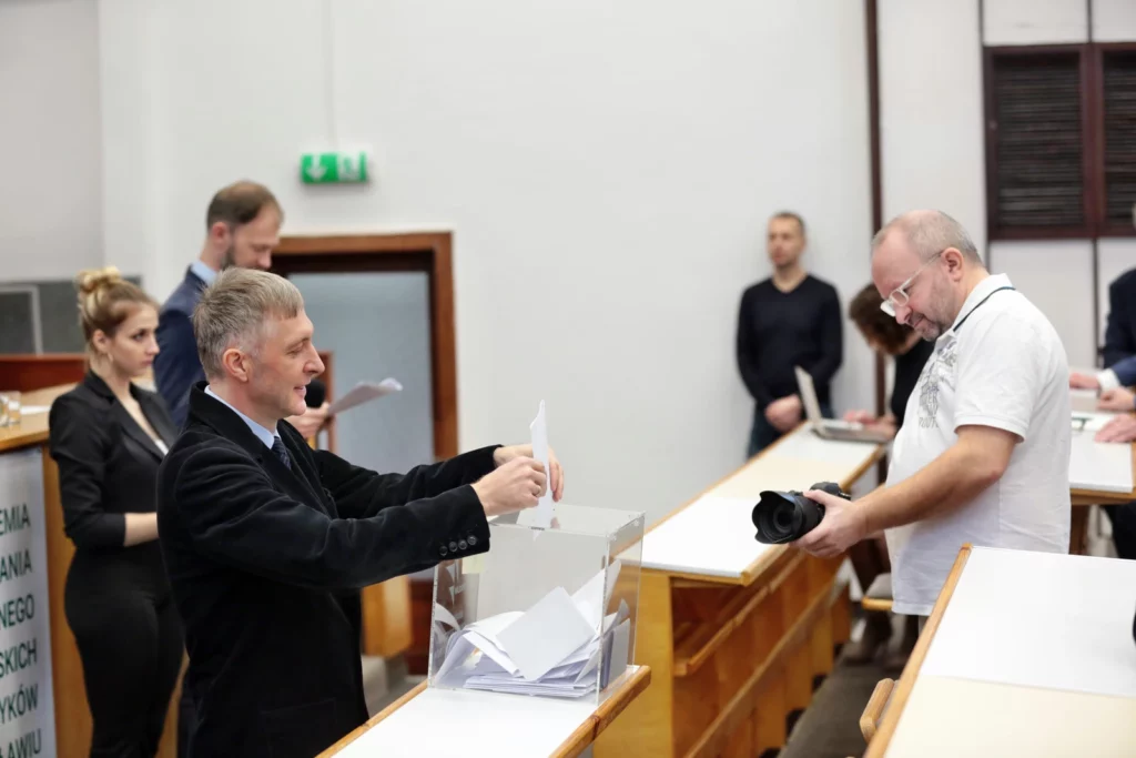 Fot. Andrzej Nowak - Dr hab. Tadeusz Stefaniak, prof. AWF Rektorem Akademii Wychowania Fizycznego we Wrocławiu na kadencję 2024-2028