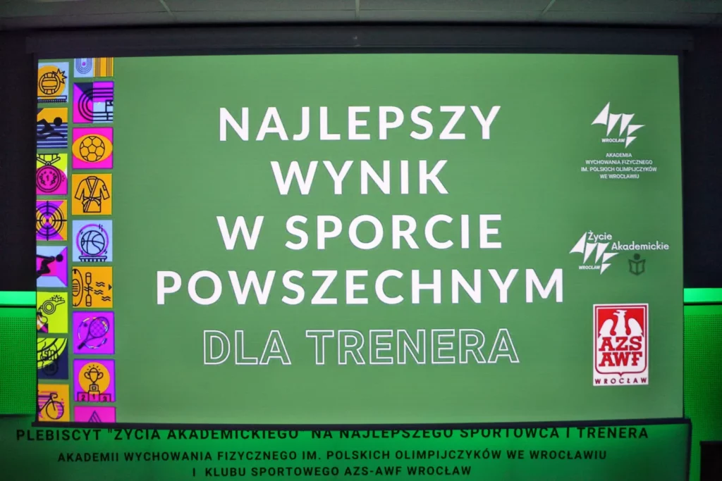 Fot. Adam Stępień - Gala XXXI Plebiscytu Życia Akademickiego na najlepszego sportowca i trenera AWF Wrocław im. Polskich Olimpijczyków i KS AZS AWF Wrocław