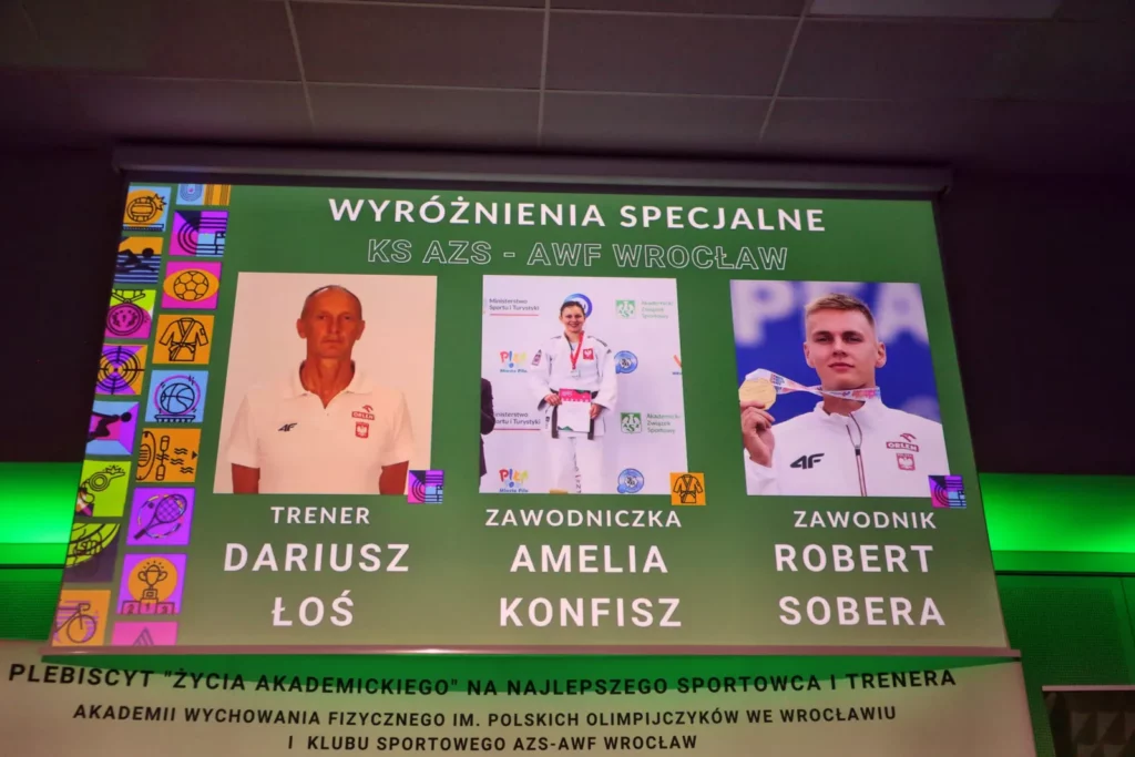 Fot. Andrzej Nowak - Gala Sportu Akademickiego XXXI Plebiscytu Życia Akademickiego na najlepszego sportowca i trenera AWF Wrocław im. Polskich Olimpijczyków i KS AZS AWF Wrocław