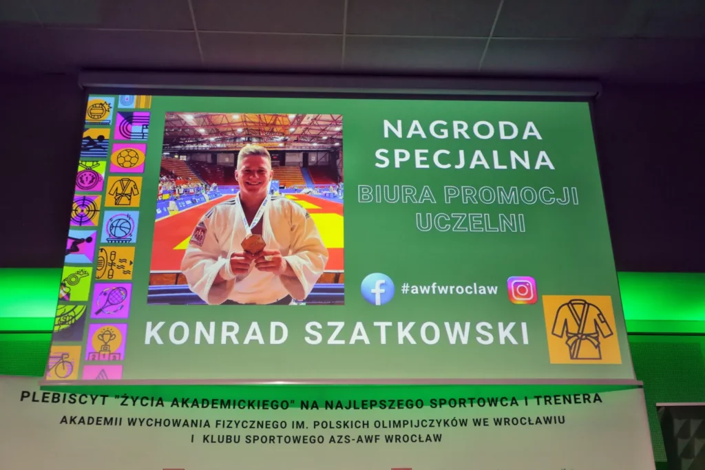 Fot. Andrzej Nowak - Gala Sportu Akademickiego XXXI Plebiscytu Życia Akademickiego na najlepszego sportowca i trenera AWF Wrocław im. Polskich Olimpijczyków i KS AZS AWF Wrocław