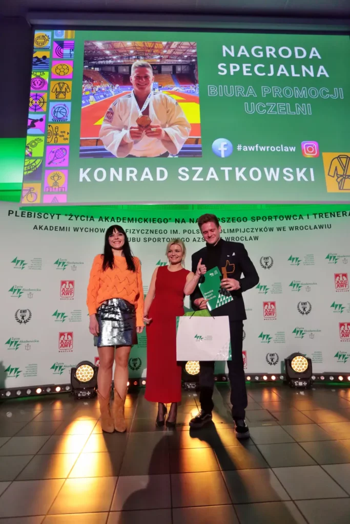 Fot. Andrzej Nowak - Gala Sportu Akademickiego XXXI Plebiscytu Życia Akademickiego na najlepszego sportowca i trenera AWF Wrocław im. Polskich Olimpijczyków i KS AZS AWF Wrocław