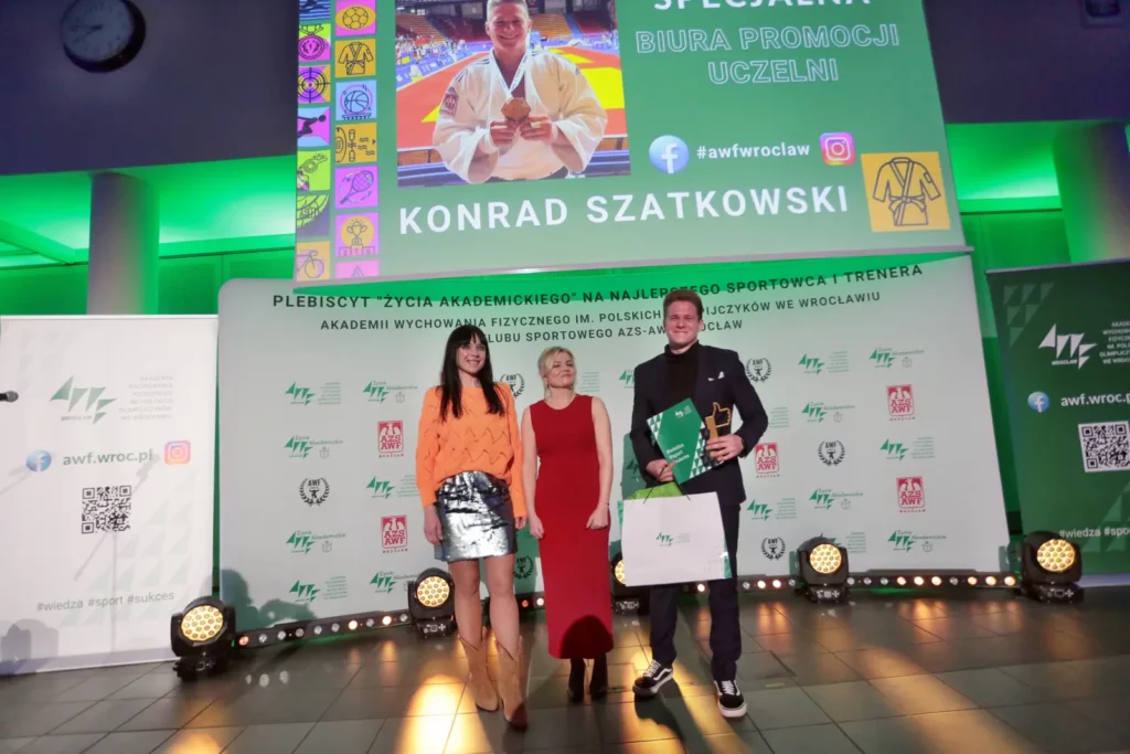 Fot. Andrzej Nowak - Gala Sportu Akademickiego XXXI Plebiscytu Życia Akademickiego na najlepszego sportowca i trenera AWF Wrocław im. Polskich Olimpijczyków i KS AZS AWF Wrocław