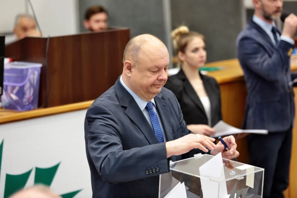 Fot. Andrzej Nowak - Dr hab. Tadeusz Stefaniak, prof. AWF Rektorem Akademii Wychowania Fizycznego we Wrocławiu na kadencję 2024-2028