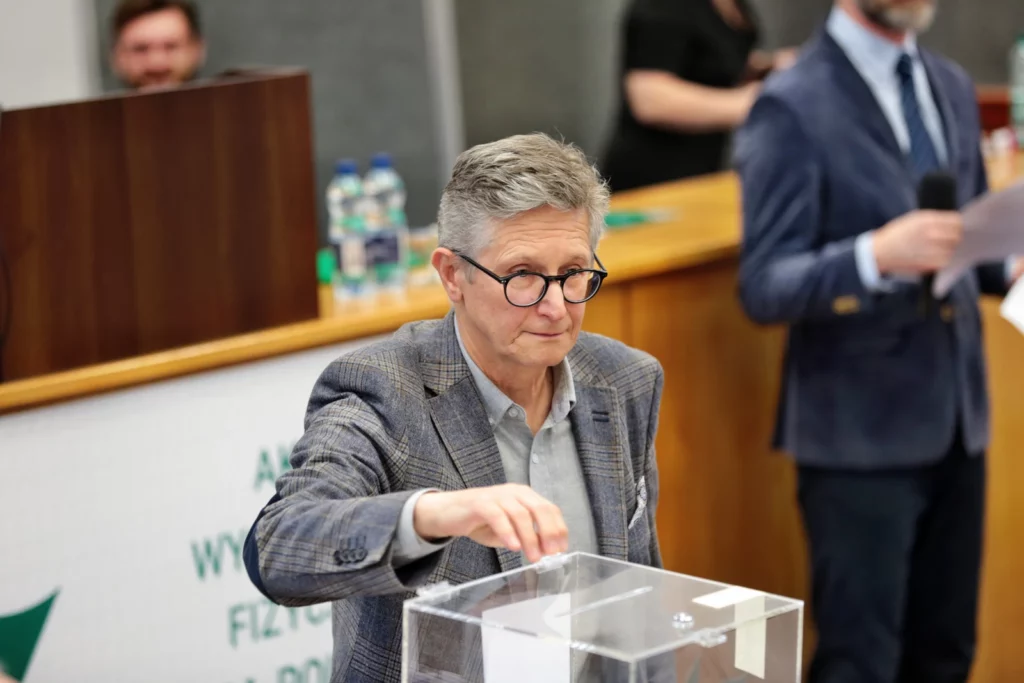 Fot. Andrzej Nowak - Dr hab. Tadeusz Stefaniak, prof. AWF Rektorem Akademii Wychowania Fizycznego we Wrocławiu na kadencję 2024-2028