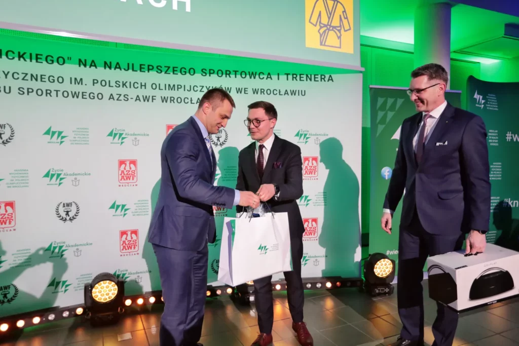 Fot. Andrzej Nowak - Gala Sportu Akademickiego XXXI Plebiscytu Życia Akademickiego na najlepszego sportowca i trenera AWF Wrocław im. Polskich Olimpijczyków i KS AZS AWF Wrocław