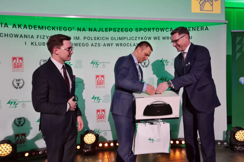 Fot. Andrzej Nowak - Gala Sportu Akademickiego XXXI Plebiscytu Życia Akademickiego na najlepszego sportowca i trenera AWF Wrocław im. Polskich Olimpijczyków i KS AZS AWF Wrocław