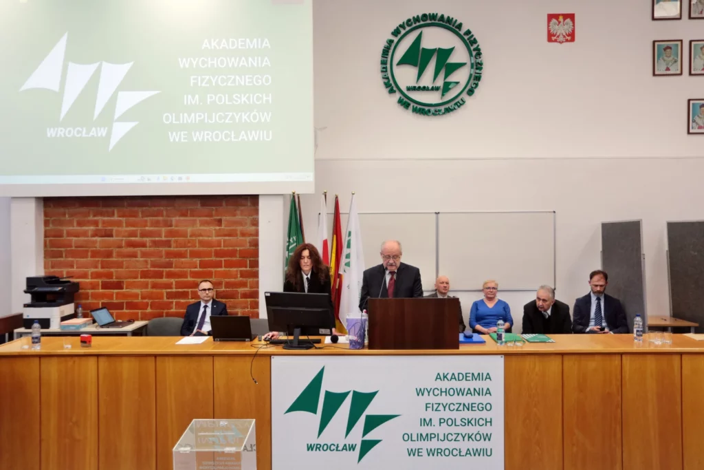 Fot. Andrzej Nowak - Dr hab. Tadeusz Stefaniak, prof. AWF Rektorem Akademii Wychowania Fizycznego we Wrocławiu na kadencję 2024-2028