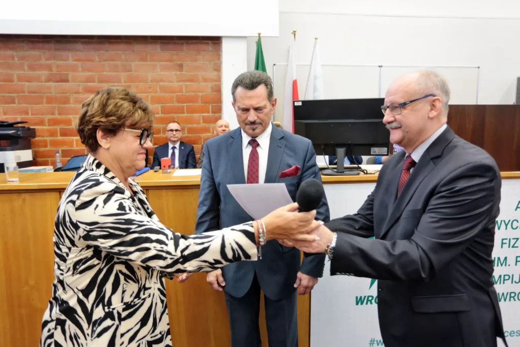 Fot. Andrzej Nowak - Dr hab. Tadeusz Stefaniak, prof. AWF Rektorem Akademii Wychowania Fizycznego we Wrocławiu na kadencję 2024-2028