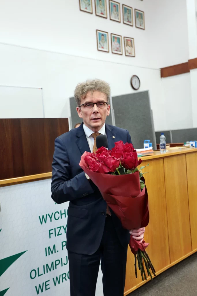 Fot. Andrzej Nowak - Dr hab. Tadeusz Stefaniak, prof. AWF Rektorem Akademii Wychowania Fizycznego we Wrocławiu na kadencję 2024-2028