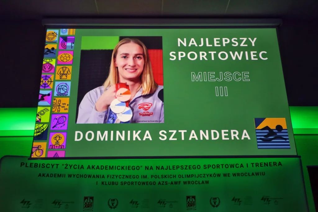 Fot. Andrzej Nowak - Gala Sportu Akademickiego XXXI Plebiscytu Życia Akademickiego na najlepszego sportowca i trenera AWF Wrocław im. Polskich Olimpijczyków i KS AZS AWF Wrocław
