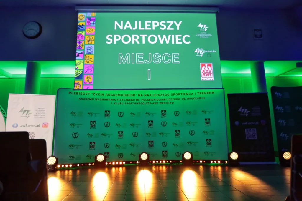 Fot. Andrzej Nowak - Gala Sportu Akademickiego XXXI Plebiscytu Życia Akademickiego na najlepszego sportowca i trenera AWF Wrocław im. Polskich Olimpijczyków i KS AZS AWF Wrocław