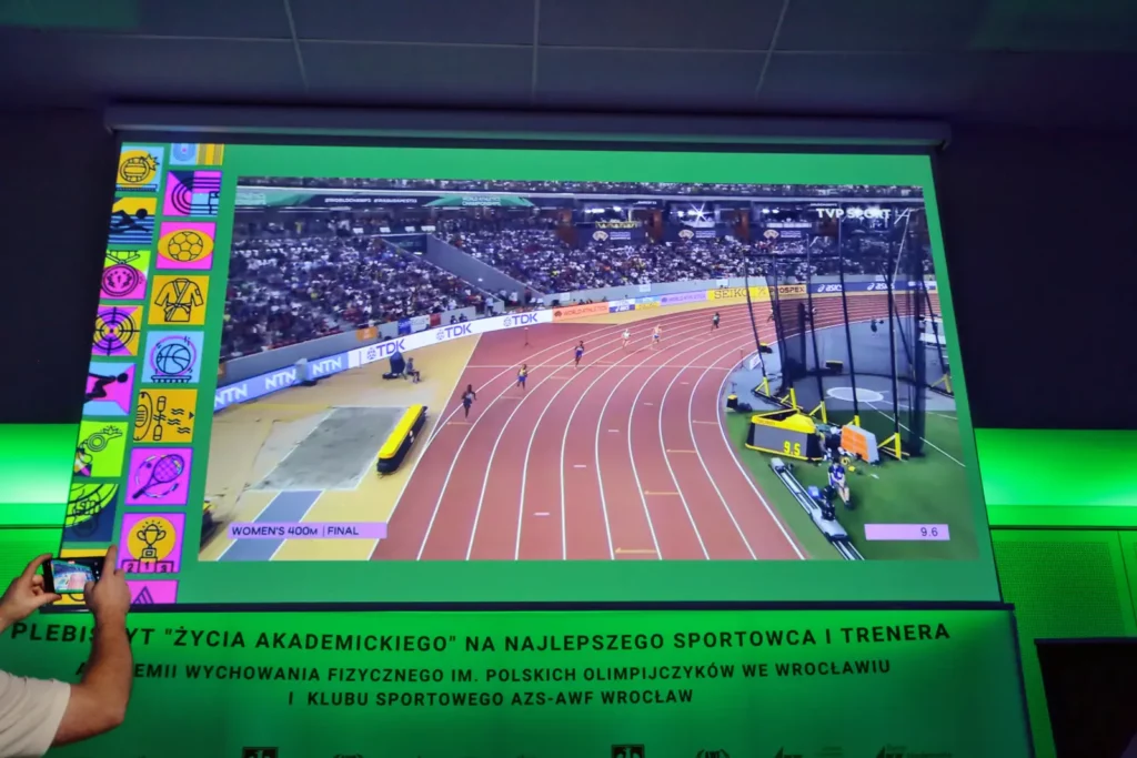Fot. Andrzej Nowak - Gala Sportu Akademickiego XXXI Plebiscytu Życia Akademickiego na najlepszego sportowca i trenera AWF Wrocław im. Polskich Olimpijczyków i KS AZS AWF Wrocław