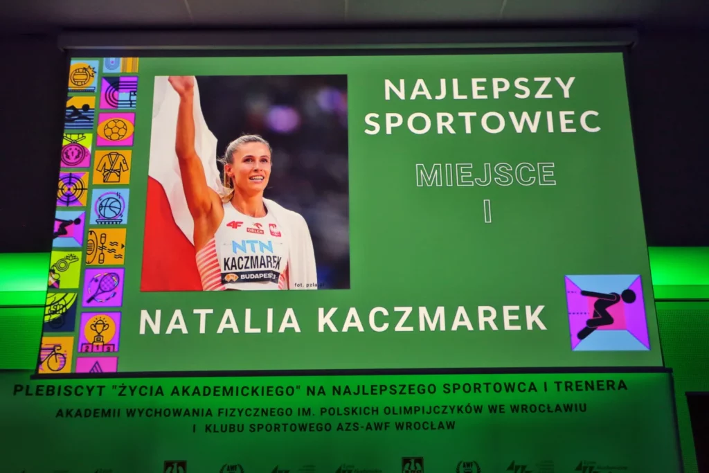 Fot. Andrzej Nowak - Gala Sportu Akademickiego XXXI Plebiscytu Życia Akademickiego na najlepszego sportowca i trenera AWF Wrocław im. Polskich Olimpijczyków i KS AZS AWF Wrocław