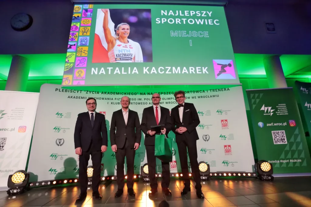Fot. Andrzej Nowak - Gala Sportu Akademickiego XXXI Plebiscytu Życia Akademickiego na najlepszego sportowca i trenera AWF Wrocław im. Polskich Olimpijczyków i KS AZS AWF Wrocław