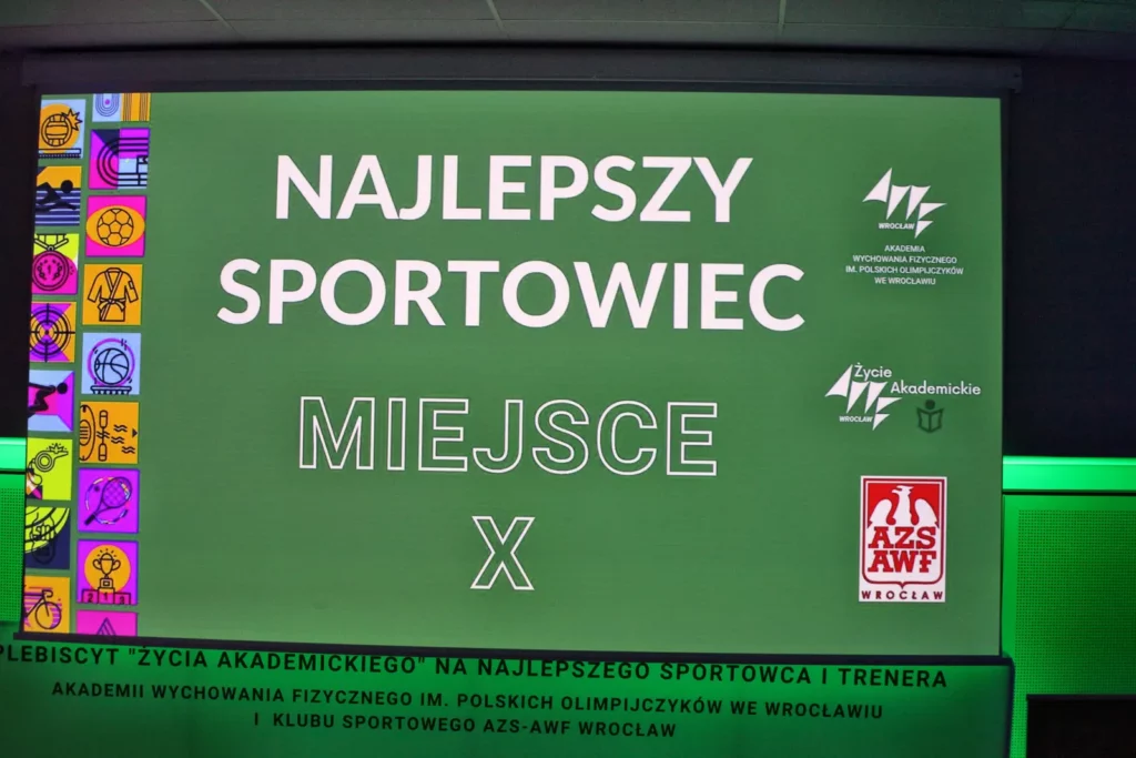 Fot. Adam Stępień - Gala XXXI Plebiscytu Życia Akademickiego na najlepszego sportowca i trenera AWF Wrocław im. Polskich Olimpijczyków i KS AZS AWF Wrocław