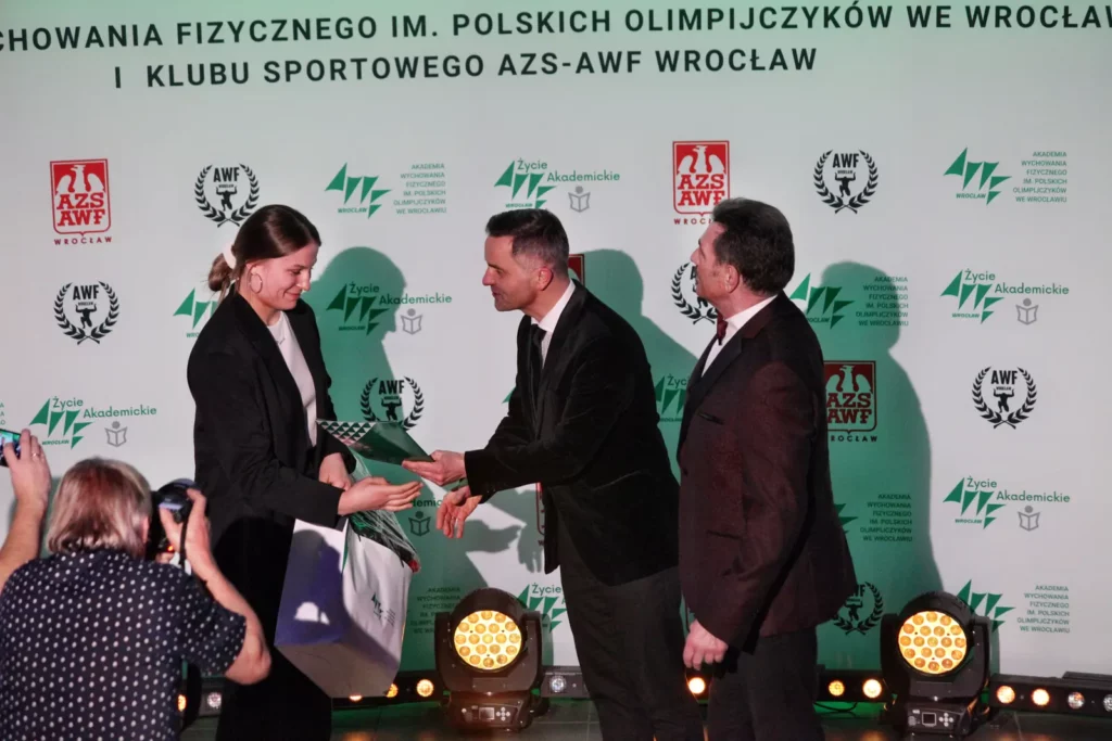 Fot. Adam Stępień - Gala XXXI Plebiscytu Życia Akademickiego na najlepszego sportowca i trenera AWF Wrocław im. Polskich Olimpijczyków i KS AZS AWF Wrocław