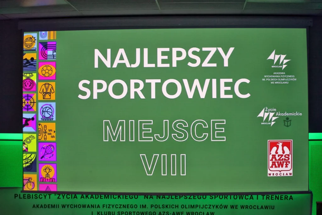 Fot. Adam Stępień - Gala XXXI Plebiscytu Życia Akademickiego na najlepszego sportowca i trenera AWF Wrocław im. Polskich Olimpijczyków i KS AZS AWF Wrocław