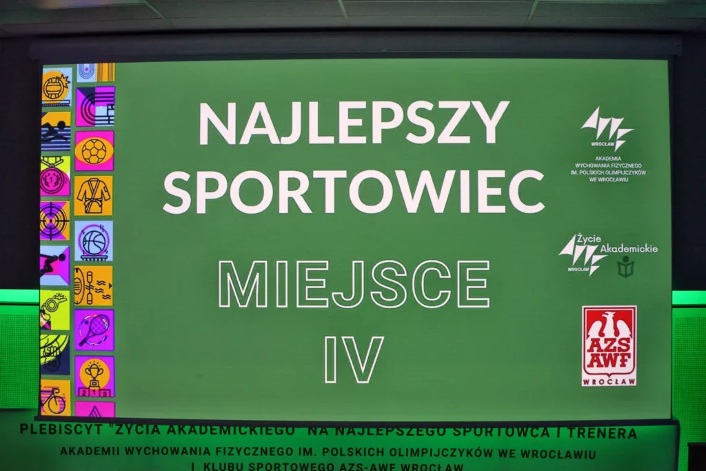Fot. Adam Stępień - Gala XXXI Plebiscytu Życia Akademickiego na najlepszego sportowca i trenera AWF Wrocław im. Polskich Olimpijczyków i KS AZS AWF Wrocław