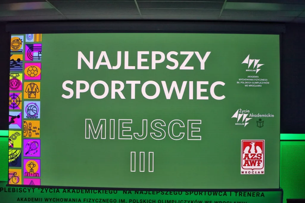 Fot. Adam Stępień - Gala XXXI Plebiscytu Życia Akademickiego na najlepszego sportowca i trenera AWF Wrocław im. Polskich Olimpijczyków i KS AZS AWF Wrocław