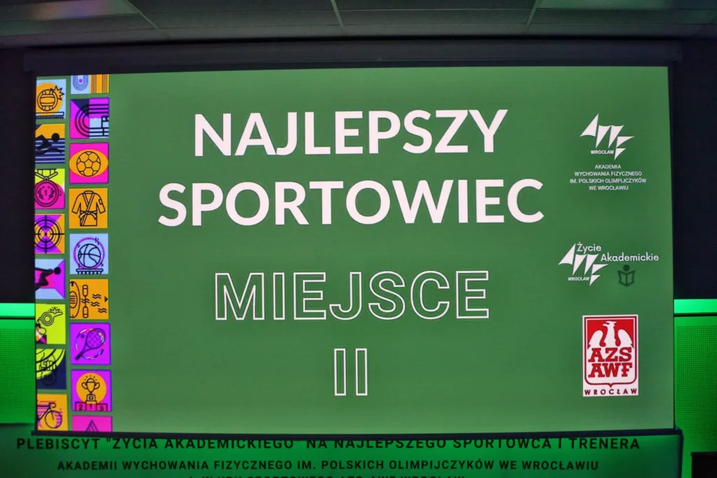 Fot. Adam Stępień - Gala XXXI Plebiscytu Życia Akademickiego na najlepszego sportowca i trenera AWF Wrocław im. Polskich Olimpijczyków i KS AZS AWF Wrocław