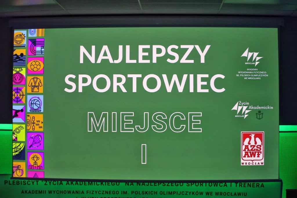 Fot. Adam Stępień - Gala XXXI Plebiscytu Życia Akademickiego na najlepszego sportowca i trenera AWF Wrocław im. Polskich Olimpijczyków i KS AZS AWF Wrocław