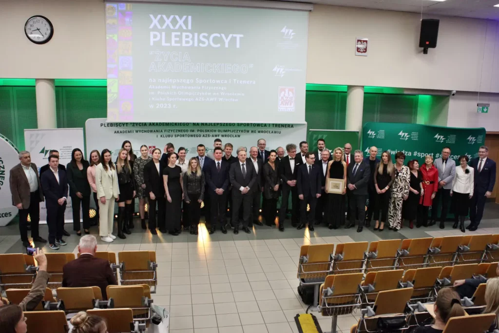 Fot. Adam Stępień - Gala XXXI Plebiscytu Życia Akademickiego na najlepszego sportowca i trenera AWF Wrocław im. Polskich Olimpijczyków i KS AZS AWF Wrocław