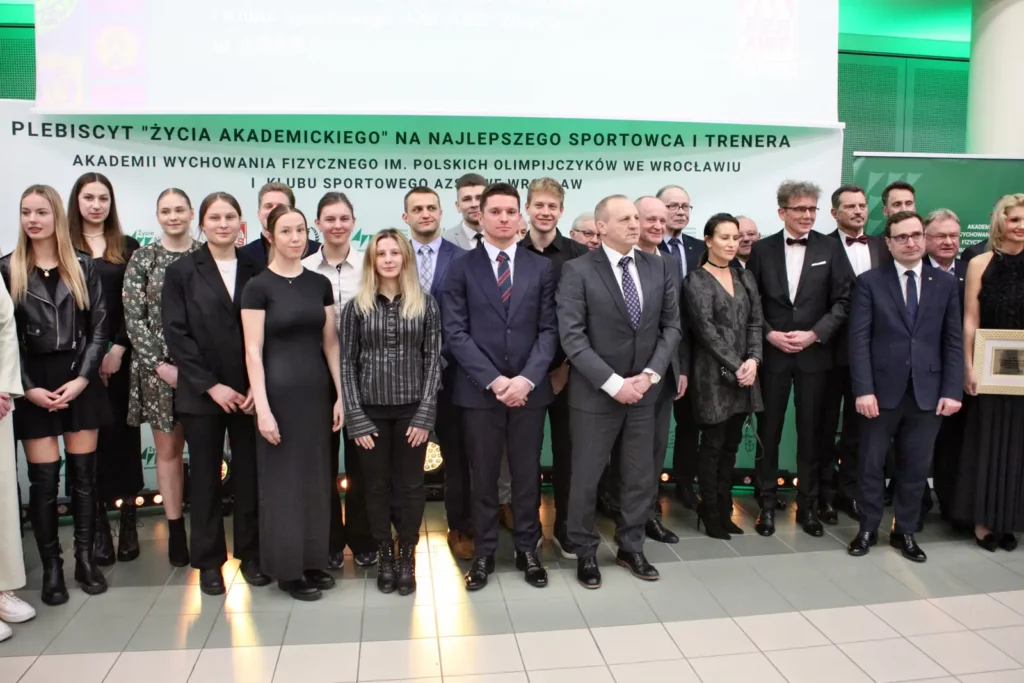 Fot. Adam Stępień - Gala XXXI Plebiscytu Życia Akademickiego na najlepszego sportowca i trenera AWF Wrocław im. Polskich Olimpijczyków i KS AZS AWF Wrocław