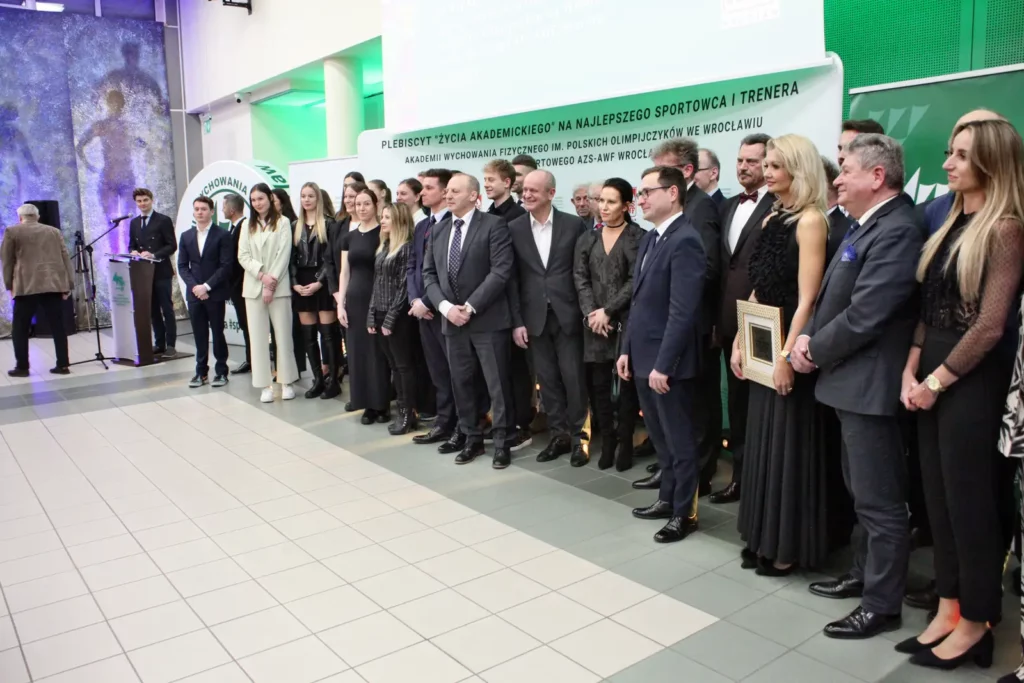 Fot. Adam Stępień - Gala XXXI Plebiscytu Życia Akademickiego na najlepszego sportowca i trenera AWF Wrocław im. Polskich Olimpijczyków i KS AZS AWF Wrocław