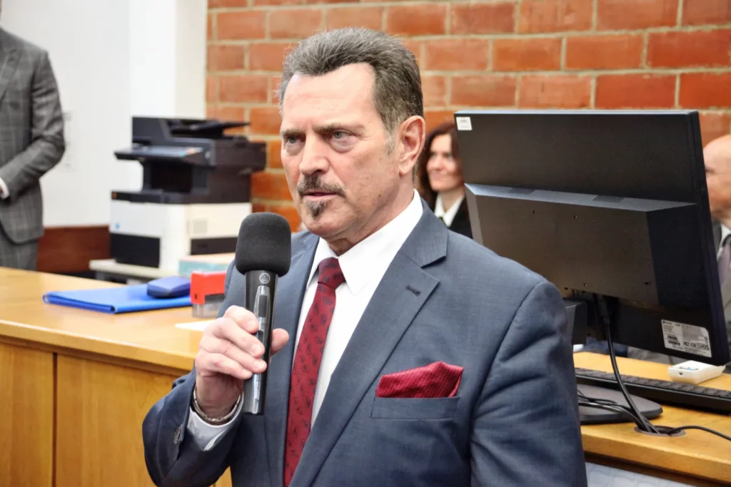 Photo. Adam Stępień - Ph.D Tadeusz Stefaniak, prof. AWF Rector of the Rector's Academy of Physical Education. named after Polish Olympians in Wroclaw for the term 2024-2028