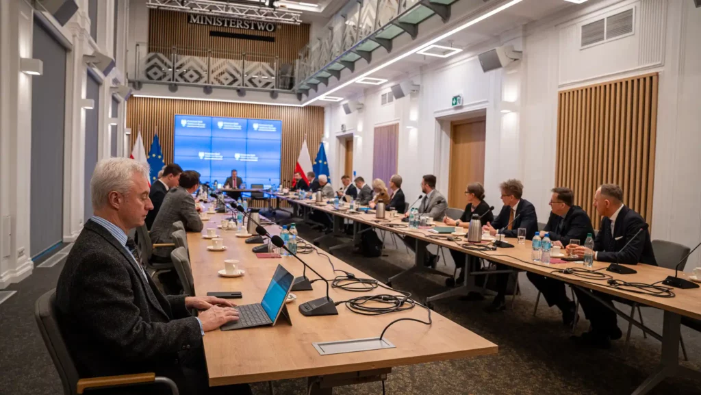 Fot. Gov.pl - Spotkanie w MNiS z przedstawicielami instytucji nauki