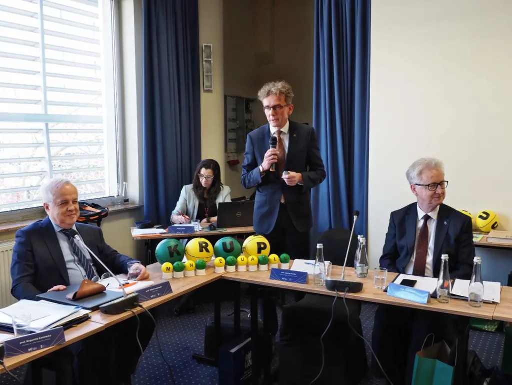 Fot. Piotr Kieraciński - Posiedzenie Konferencji Rektorów Uniwersytetów Polskich na Uniwersytecie Opolskim