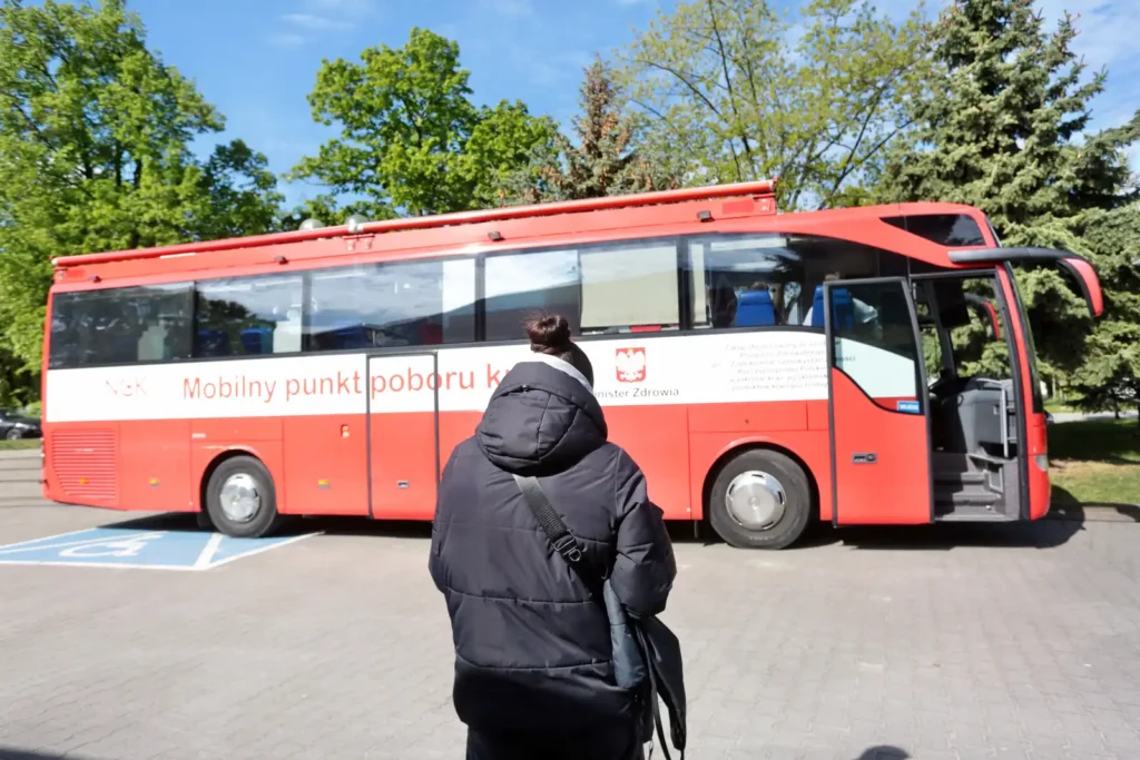 Fot. Andrzej Nowak - AWF oddaje krew - wiosna 2024