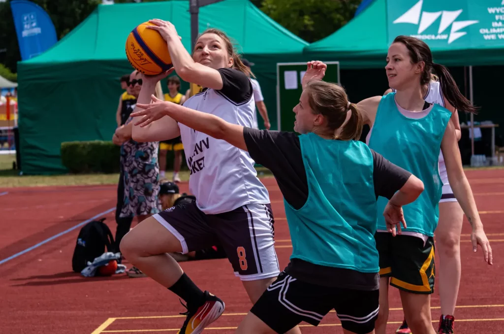 Fot. Małgorzata Then - Przewietrz się na Olimpijskim 2024 - Wrocławski Turniej Masters w koszykówce 3x3 kobiet