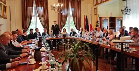Fot. Andrzej Nowak - Ostatnie posiedzenie Senatu w bieżącej kadencji oraz spotkanie Rektora z pracownikami Uczelni