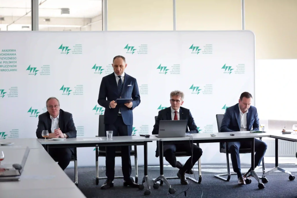 Fot. Andrzej Nowak - AWF Wrocław gospodarzem Kolegium Rektorów Uczelni Wrocławia i Opola