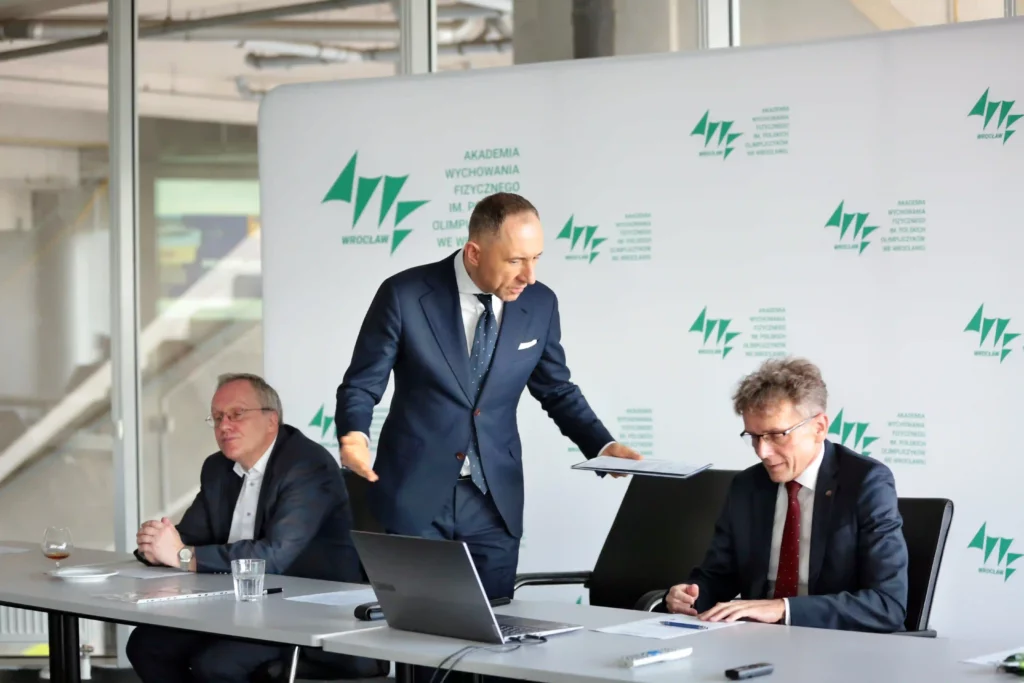 Fot. Andrzej Nowak - AWF Wrocław gospodarzem Kolegium Rektorów Uczelni Wrocławia i Opola