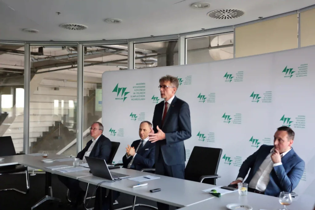 Fot. Andrzej Nowak - AWF Wrocław gospodarzem Kolegium Rektorów Uczelni Wrocławia i Opola