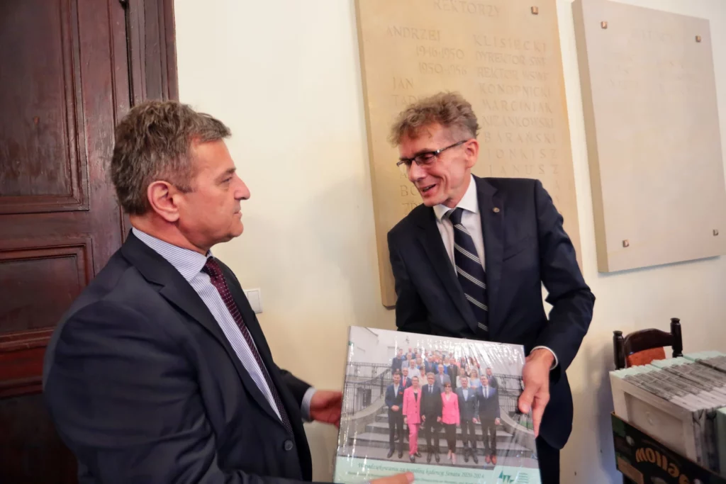 Fot. Andrzej Nowak - Ostatnie posiedzenie Senatu w bieżącej kadencji oraz spotkanie Rektora z pracownikami Uczelni