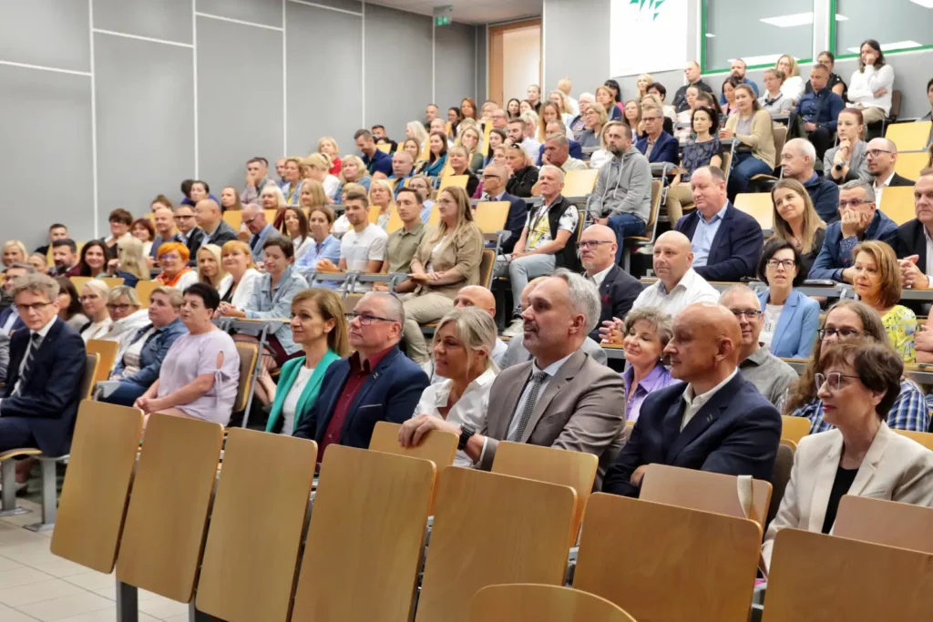 Fot. Andrzej Nowak - Spotkanie Rektora Elekta dr hab. Tadeusza Stefaniaka, prof. AWF z pracownikami Uczelni