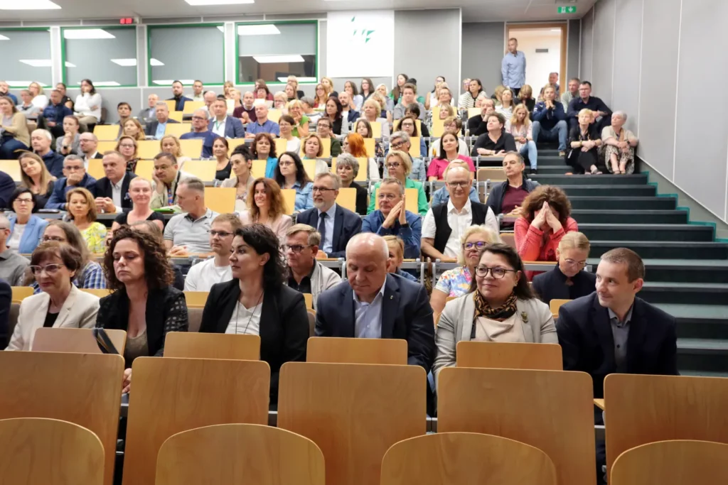 Fot. Andrzej Nowak - Spotkanie Rektora Elekta dr hab. Tadeusza Stefaniaka, prof. AWF z pracownikami Uczelni