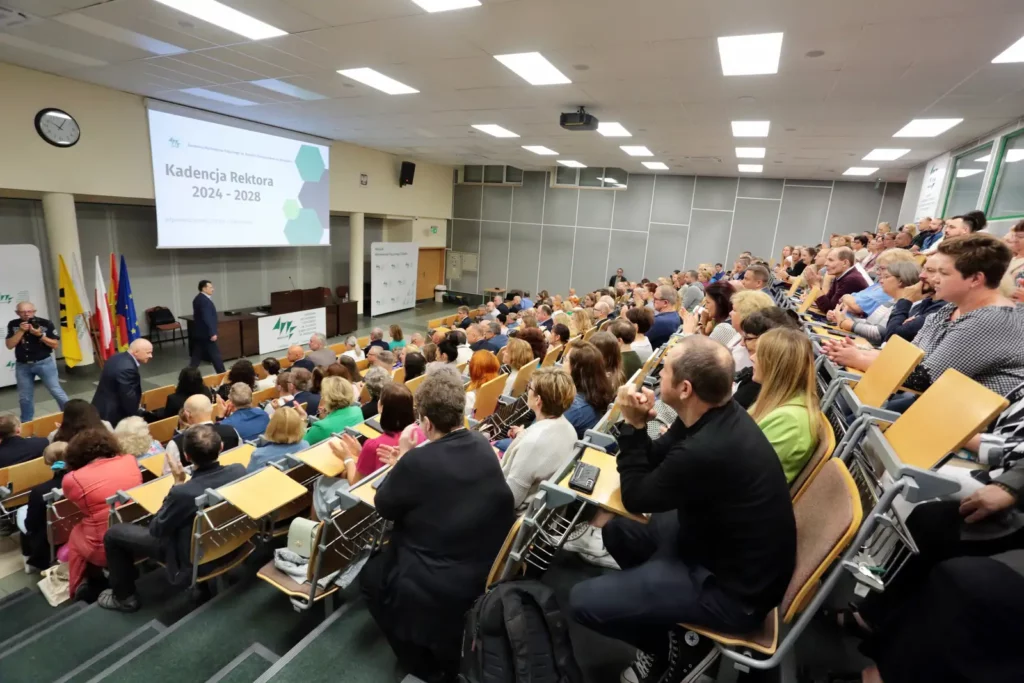 Fot. Andrzej Nowak - Spotkanie Rektora Elekta dr hab. Tadeusza Stefaniaka, prof. AWF z pracownikami Uczelni