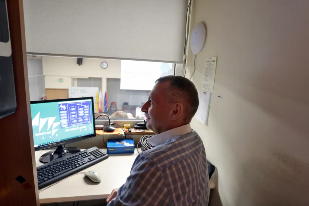 Fot. Andrzej Nowak - Spotkanie Rektora Elekta dr hab. Tadeusza Stefaniaka, prof. AWF z pracownikami Uczelni