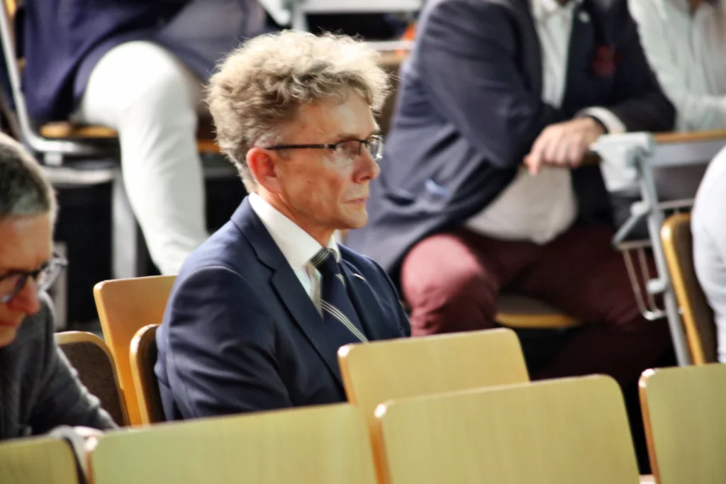 Fot. Adam Stępień - Spotkanie Rektora Elekta dr hab. Tadeusza Stefaniaka, prof. AWF z pracownikami Uczelni