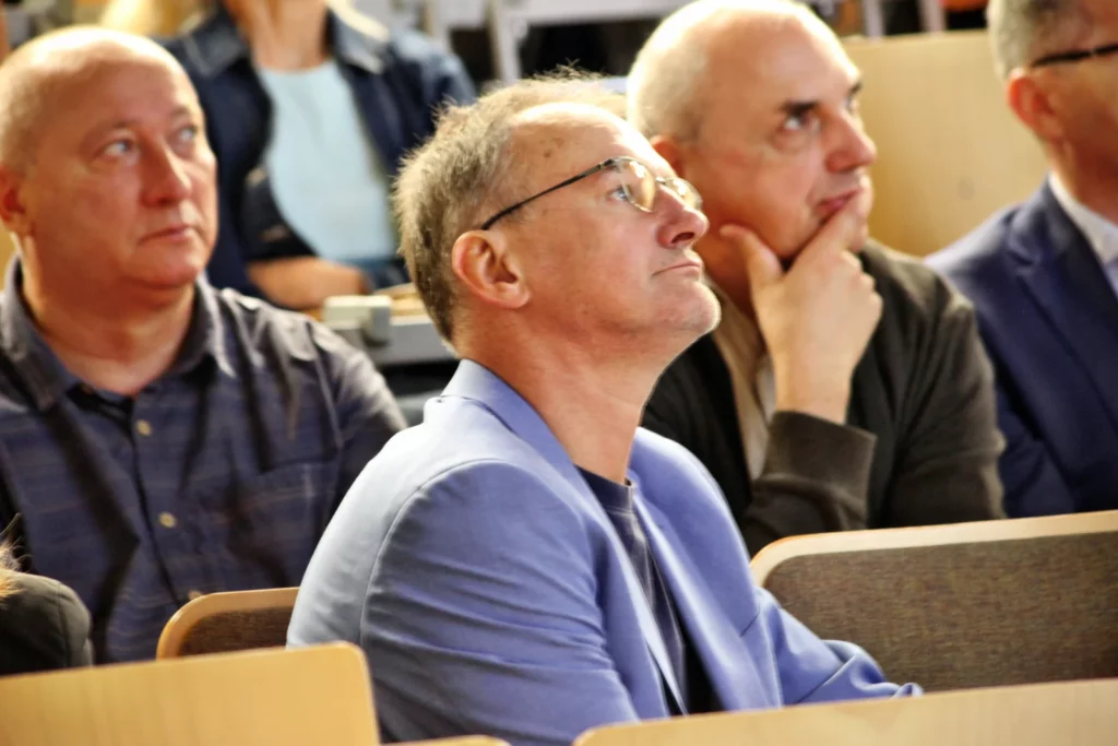 Fot. Adam Stępień - Spotkanie Rektora Elekta dr hab. Tadeusza Stefaniaka, prof. AWF z pracownikami Uczelni