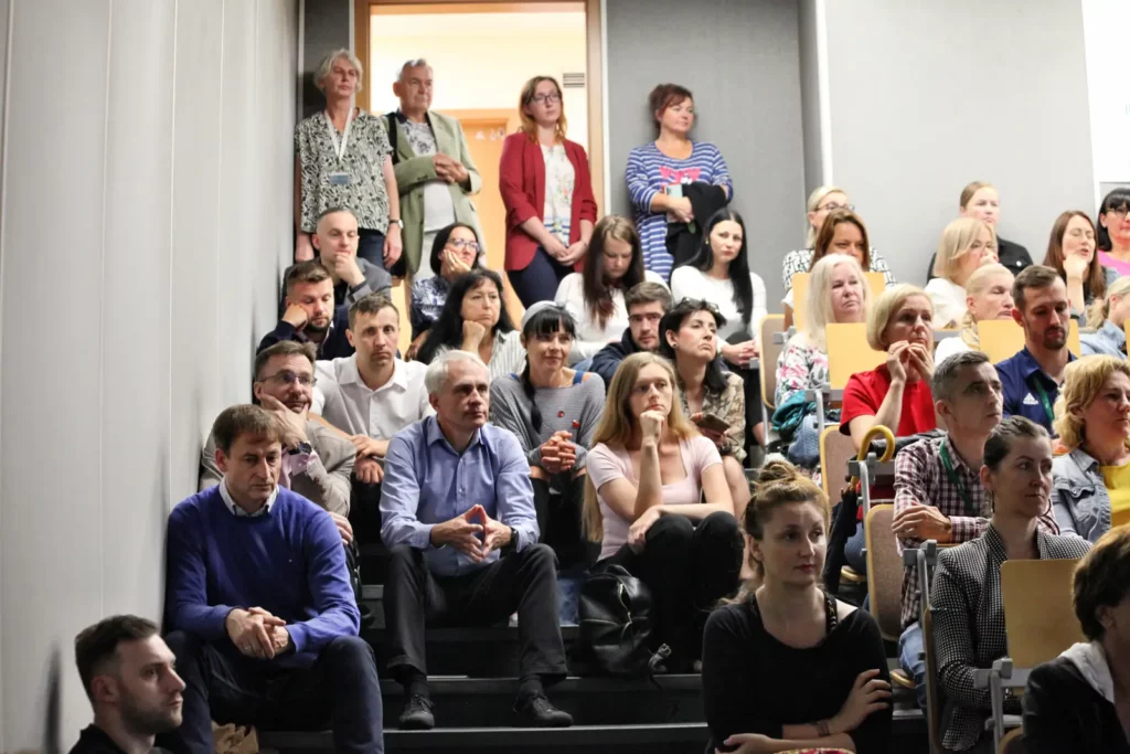 Fot. Adam Stępień - Spotkanie Rektora Elekta dr hab. Tadeusza Stefaniaka, prof. AWF z pracownikami Uczelni