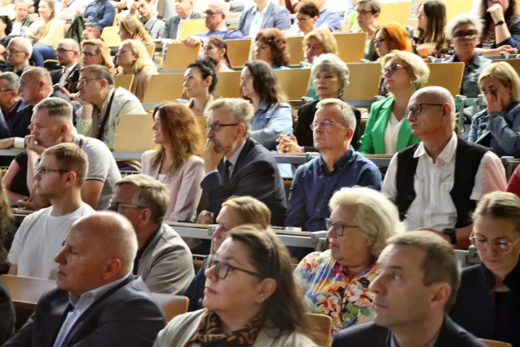 Fot. Adam Stępień - Spotkanie Rektora Elekta dr hab. Tadeusza Stefaniaka, prof. AWF z pracownikami Uczelni