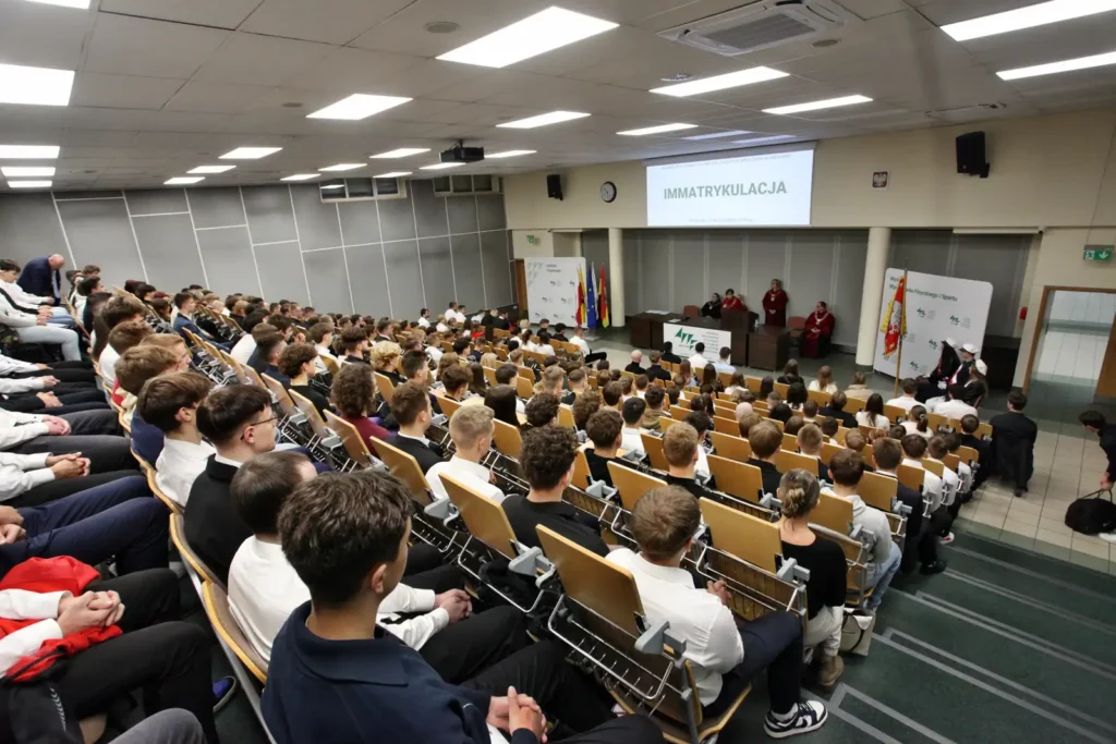 Fot. Adam Stępień - Immatrykulacja studentów rocznika 2024/2025 - Wydział WFiS, kierunek Sport i BiPP