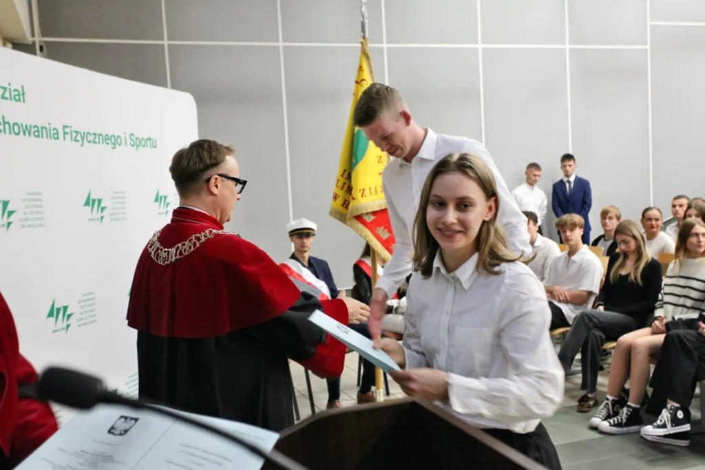 Fot. Adam Stępień - Immatrykulacja studentów rocznika 2024/2025 - Wydział WFiS, kierunek Sport i BiPP