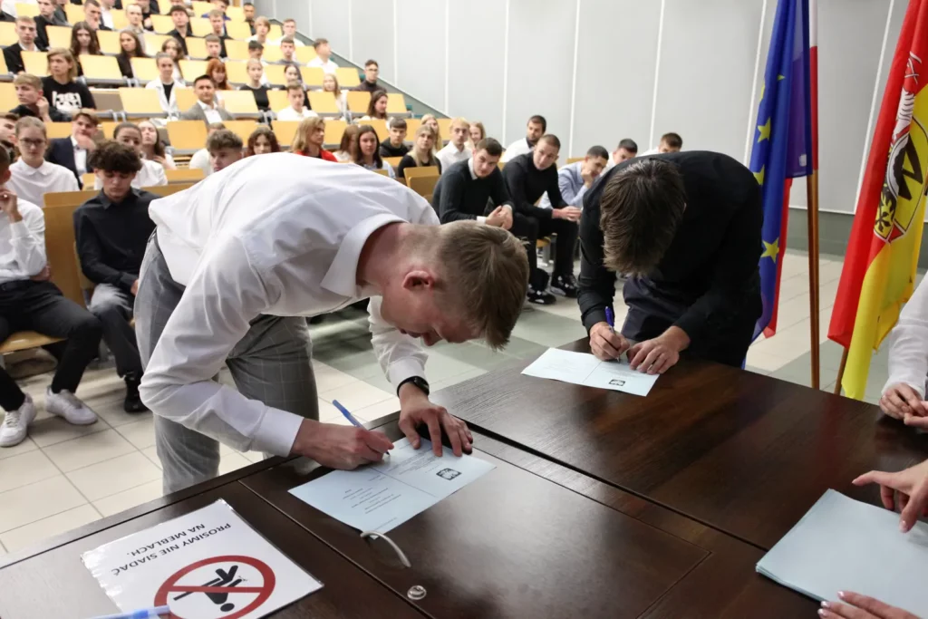 Fot. Adam Stępień - Immatrykulacja studentów rocznika 2024/2025 - Wydział WFiS, kierunek Sport i BiPP